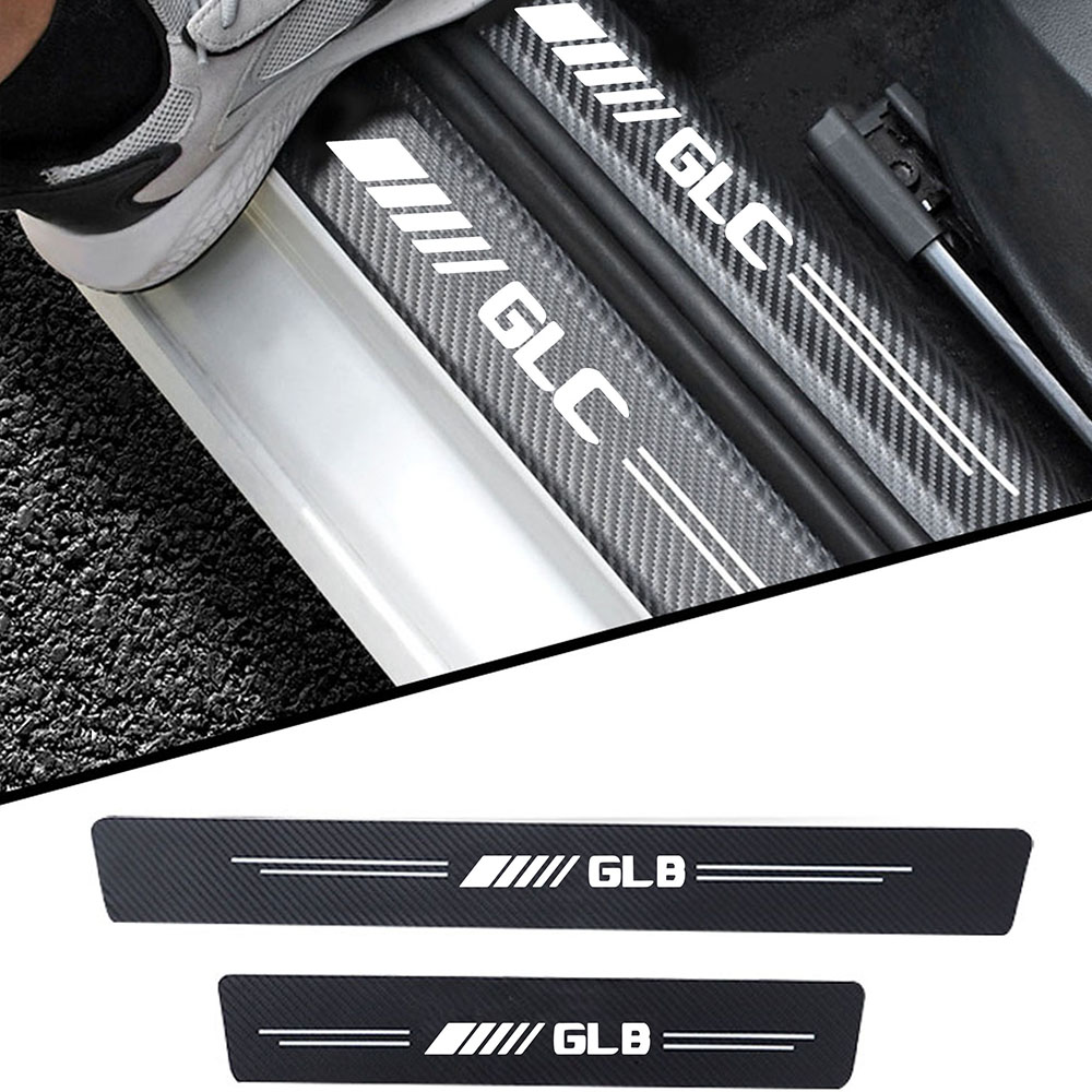 4pcs รถสติกเกอร์ประตูคาร์บอนหน - Crepe Pan Carbon บทวิจารณ์และราคา