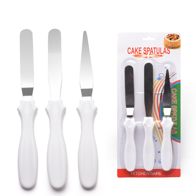 3 ชิ้น/เซ็ตเค้กไม้พายเนยไอซิ่ง - Okonomiyaki Spatula บทวิจารณ์และราคา