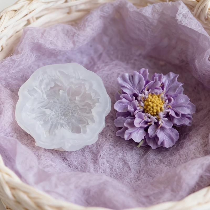 แม่พิมพ์ซิลิโคนรูปดอกไม้สีฟ้าแ - Potsticker Mold บทวิจารณ์และราคา