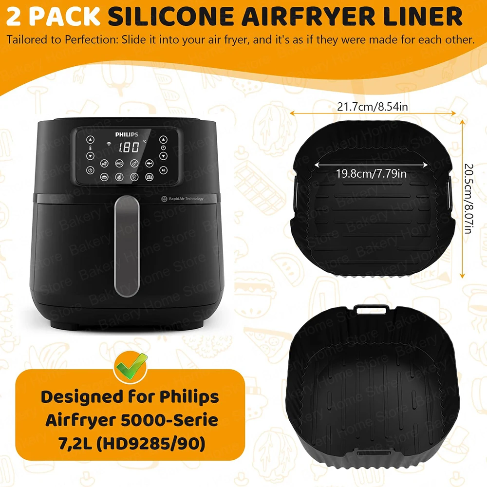 แม่พิมพ์ซิลิโคนสำหรับหม้อทอดไร - Philips Air Fryer Airfryer Xxl บทวิจารณ์และราคา