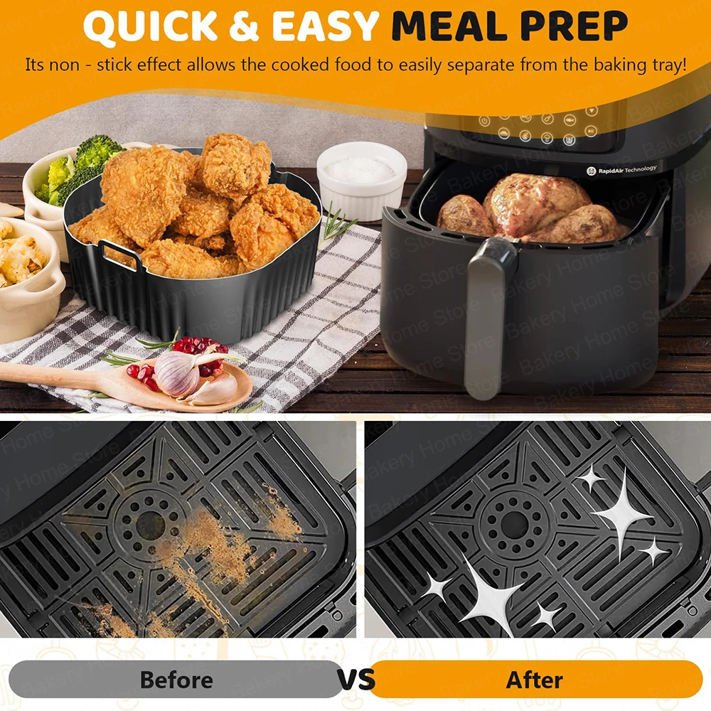 แม่พิมพ์ซิลิโคนสำหรับหม้อทอดไร - Philips Air Fryer Airfryer Xxl บทวิจารณ์และราคา